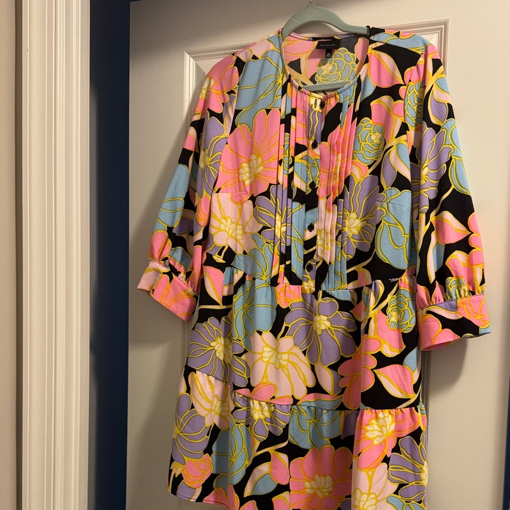 Who What Wear Multicolor Floral Dress